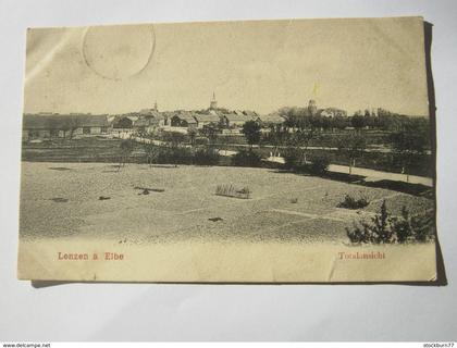 LENZEN ,   seltene Karte um 1906
