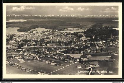 AK Leutkirch, Teilansicht, Fliegeraufnahme