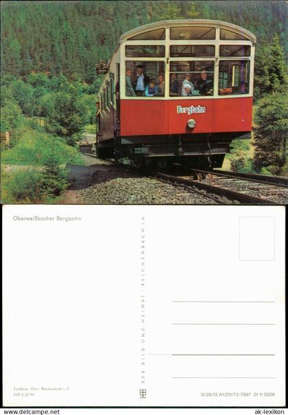 Lichtenhain/Bergbahn-Oberweißbach Oberweißbacher Bergbahn 1973