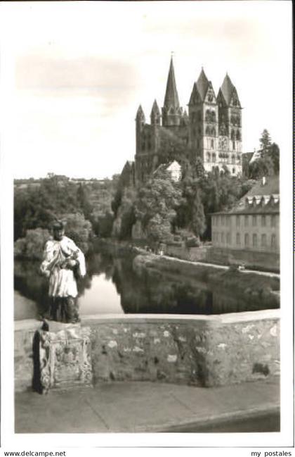Limburg Lahn Limburg Dom ungelaufen ca. 1955