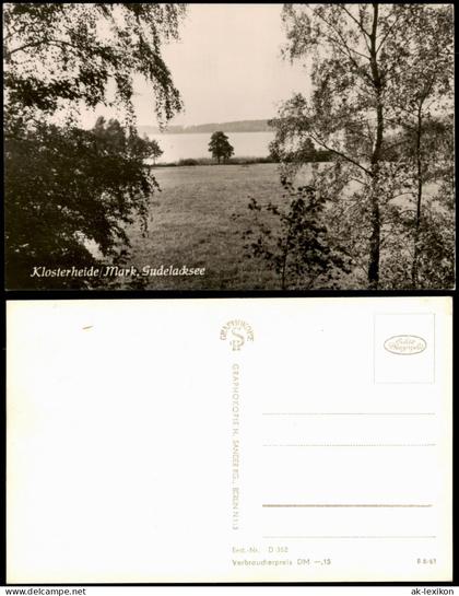Klosterheide-Lindow (Mark) Klosterheide/Mark Gudelacksee DDR AK 1961