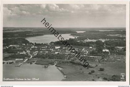 Lindow (Mark) - Fliegeraufnahme - Foto-AK 30er Jahre - Verlag Klinke & Co. Berlin