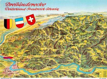 LoeRRACH Baden BW Panoramakarte