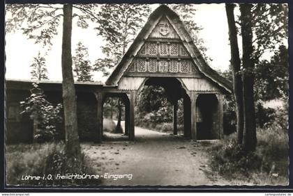 AK Lohne i. O., Freilichtbühne, Eingang