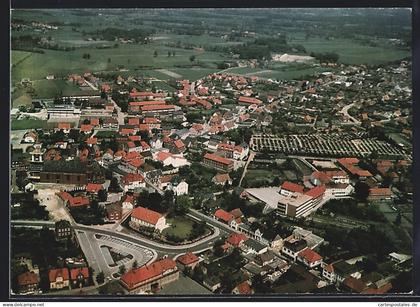 AK Lohne (Oldb.), Totalansicht vom Flugzeug aus