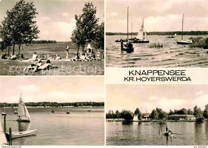 Knappensee Oberlausitz Badestrand Segeln