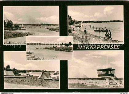 Knappensee Oberlausitz Strandbad Zeltplatz ueberwachungsturm
