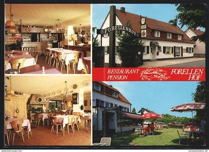AK Losheim-Waldhölzbach, Restaurant Forellenhof mit Speiseraum & Garten