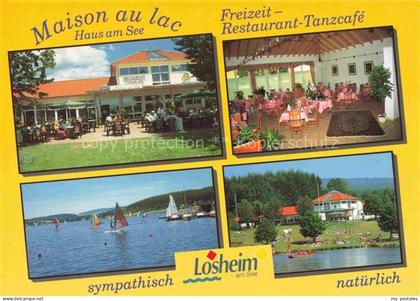 Losheim See Rothie Gaststaetten Maison au Lac Freizeit Restaurant Tanzcafé Segel