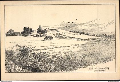 Artiste CPA Schüssler, Hermann, Conneforde Wiefelstede Ammerland, Hennenberg