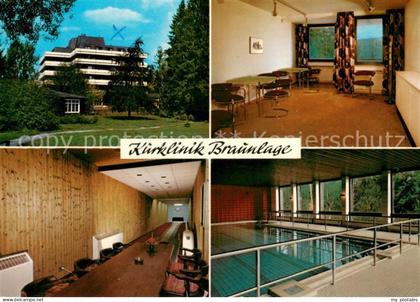 Braunlage Kurklinik Braunlage Tastraum Kegelbahn Hallenbad