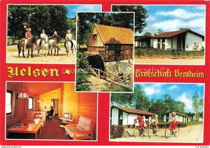 Uelsen Ferienpark Grafschaft Bentheim Wasserrad Bungalows Reitstall