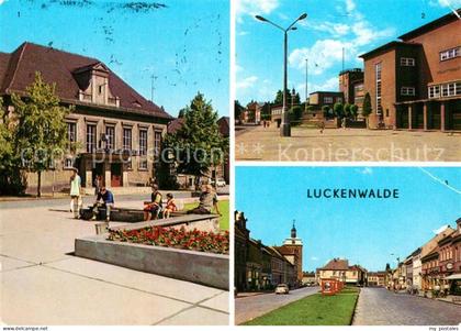 Luckenwalde Bahnhof Stadttheater Ernst Thaelmann Strasse