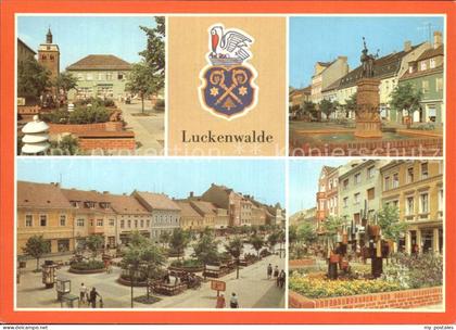 Luckenwalde Boulevard Brunnen Ernst Thaelmann Strasse