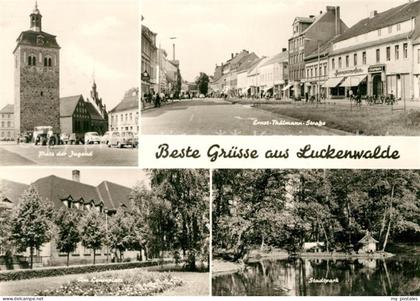 Luckenwalde Platz der Jugend Leninplatz Stadtpark Ernst Thaelmann Strasse