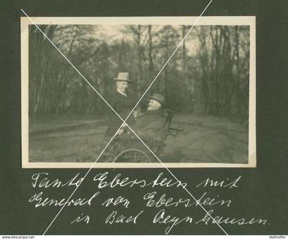 orig AK 1926 Tante Eberstein mit General Freiherr von Eberstein wohnhaft Genshagen / Ludwigsfelde, Herrenhaus Schloß