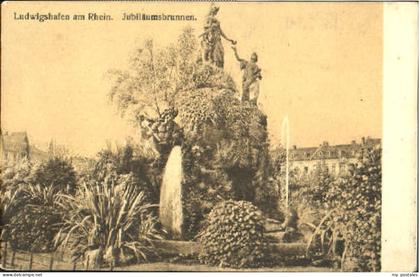 Ludwigshafen Rhein Ludwigshafen Brunnen x 1909