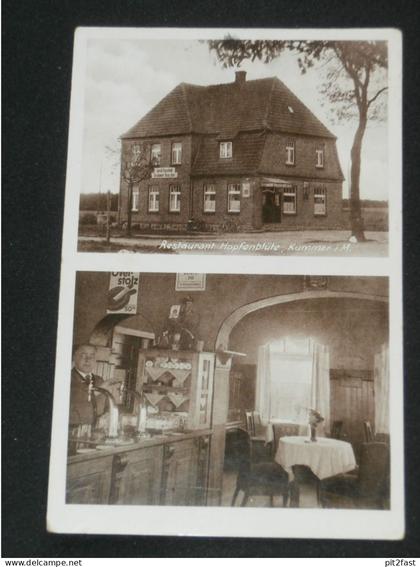 Kummer i. Mecklenburg , 1934, Restaurant Hopfenblüte , Ludwigslust , Ansichtskarte , AK , CPA !!
