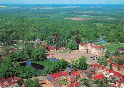 Ludwigslust Mecklenburg-Vorpommern Barockschloss Schlosspark Luftaufnahme Wald T