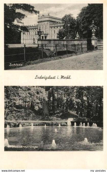 Ludwigslust Schloss Wasserspruenge Wasserspiele