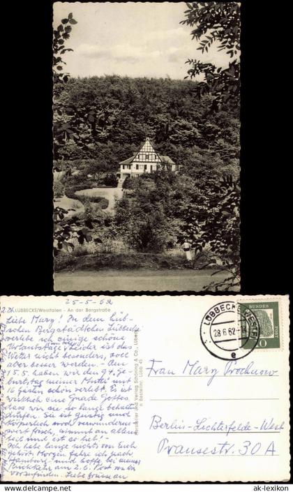 Ansichtskarte Lübbecke (Westfalen) An der Bergstraße 1962
