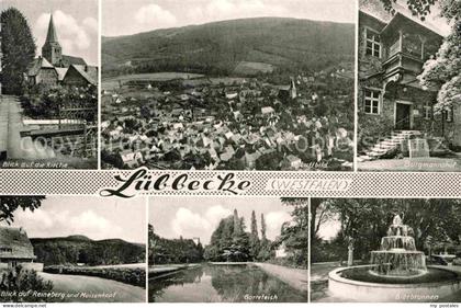 Luebbecke Westfalen Kirche Burgmannshof Fliegeraufnahme Reineberg Maisenkopf Bie