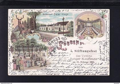 Dt. Reich Litho Lübben Stiftungsfest 1901