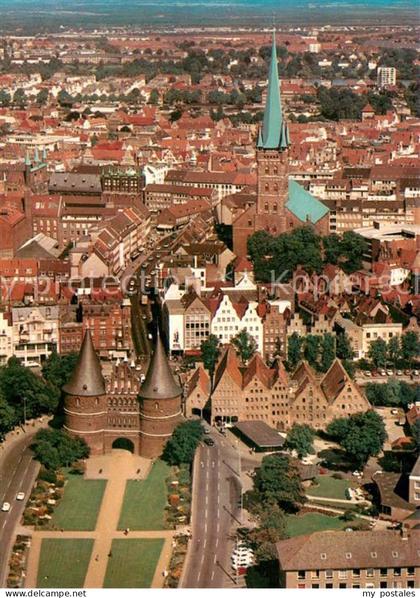 LueBECK  CITY Fliegeraufnahme