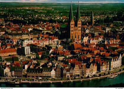 LueBECK  CITY Fliegeraufnahme
