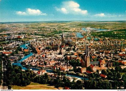 Luebeck Fliegeraufnahme