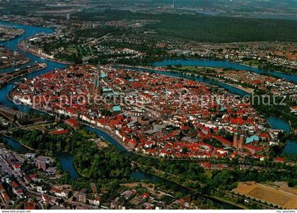 Luebeck Fliegeraufnahme
