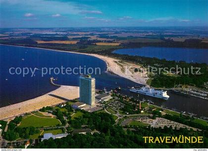 Travemuende Ostseebad Fliegeraufnahme