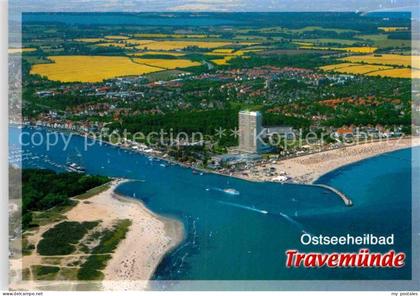 Travemuende Ostseebad Fliegeraufnahme