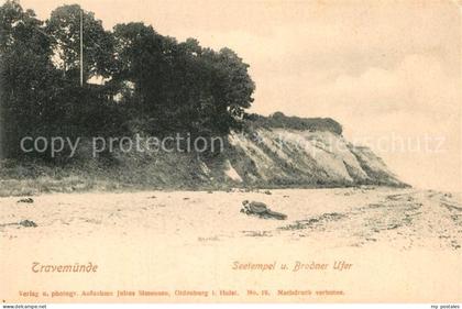 Travemuende Ostseebad Seetempel Brodner Ufer