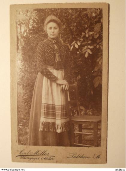 Kabinettfoto - Carl Möller in Lübtheen , CDV , Mecklenburg , Photographie , Kabinett !!