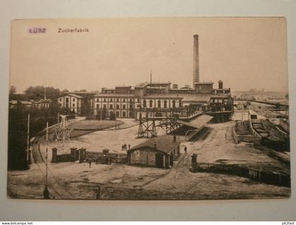 Lübz i. Meckl. , 1918 , Zuckerfabrik , Mecklenburg , AK , Ansichtskarte !!