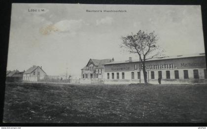 Maschinenfabrik Baumann in Lübz i.M. , 1913 , Mecklenburg , Ansichtskarte !