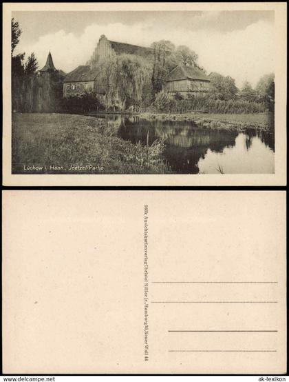 Ansichtskarte Lüchow (Wendland) Jeetzel-Partie 1940