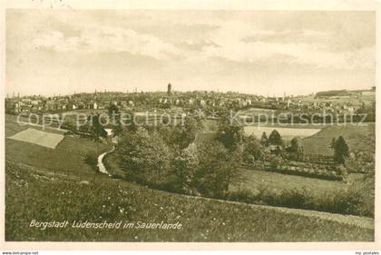 Luedenscheid Panorama Bergstadt