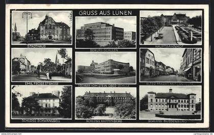AK Lünen, Ortpartien Schlösser, Hauptbahnhof, Schulen