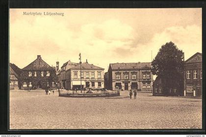 AK Lütjenburg, Marktplatz mit Hartz-Hotel