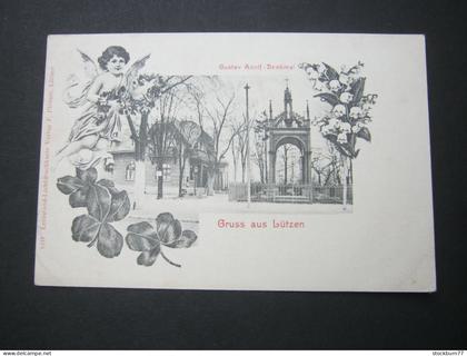 LÜTZEN , seltene Ansichtskarten um 1900