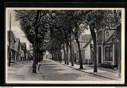 AK Lunden /Holst., Wohnhäuser in der Wilhelmstrasse