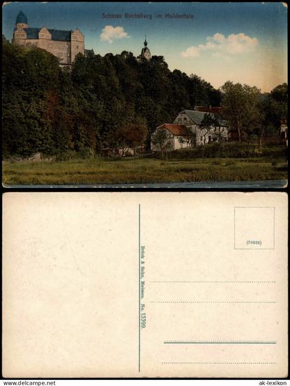 Ansichtskarte Rochsburg-Lunzenau Schloss Rochsburg 1912