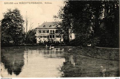 CPA AK Gruss aus WACHTERSBACH Schloss GERMANY (865465)
