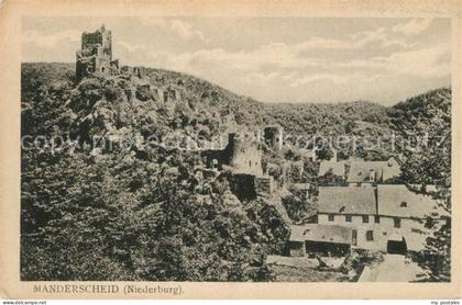 Manderscheid Eifel Niederburg