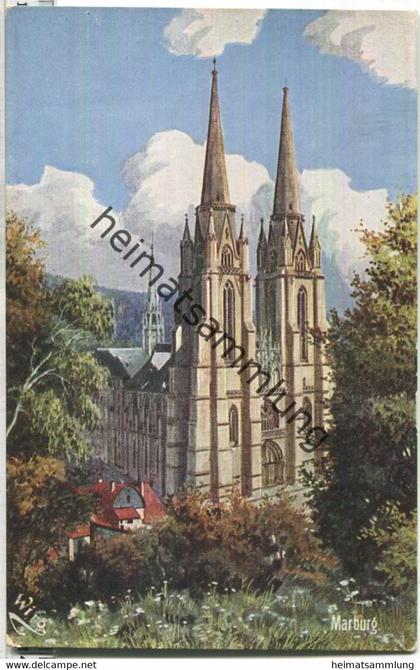 Marburg - Elisabethkirche - Verlag N. G. Elwerts Marburg