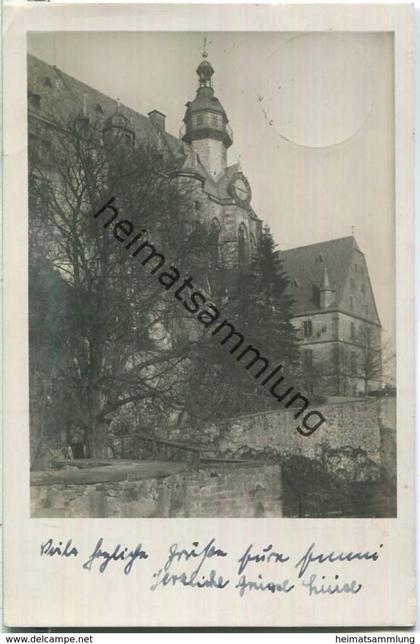 Marburg - Schloss - Foto-Ansichtskarte - Verlag Dürer-Haus Marburg