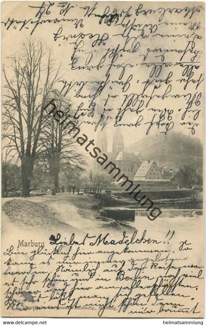 Marburg - Verlag N. G. Elwert Marburg gel. 1902