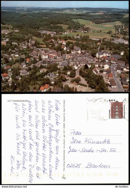 Ansichtskarte Marienheide Luftbild Luftaufnahme 1990